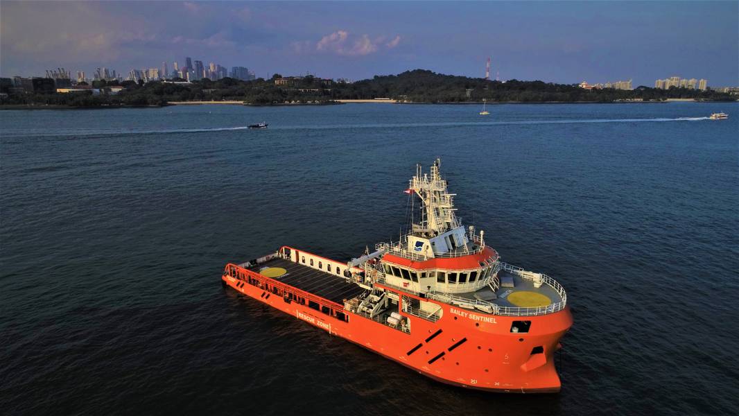 Bailey Sentinel, der seine Tätigkeit in der Nordsee aufgenommen hat. (Foto: Sentinel Marine)