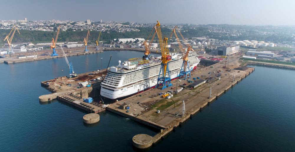 Breakaway norueguês em Damen Shiprepair Brest (Foto: Damen)