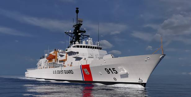 Das OPC-Design der ESG ist im Gange. Der Offshore Patrol Cutter-Vertrag ist das größte Projekt in der 228-jährigen Geschichte der Küstenwache. ESG berichtet, dass alle Mitarbeiter, die sich mit diesem Projekt befasst haben, wieder arbeiten können. (KREDIT: ESG)
