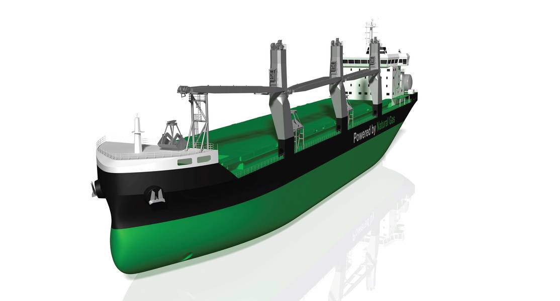 ESL Shipping的两艘新散货船旨在为瑞典SSAB在波罗的海和北海的入境原料海运提供服务。自动起重机由MacGregor开发