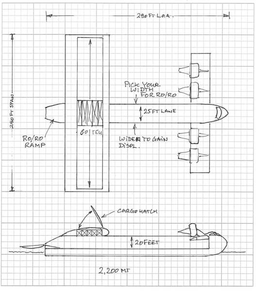 La Figura 2 es un bosquejo de primer paso de lo que puede parecer (ya veo varias áreas para mejorar en este boceto, pero con propósitos ilustrativos será suficiente). Crédito de la foto: Martin & Ottaway, Inc.