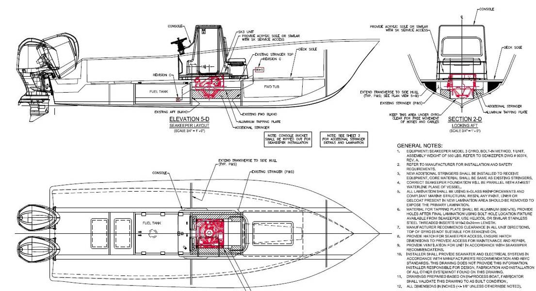 Imagem Cortesia Ocean 5 Naval Architects.