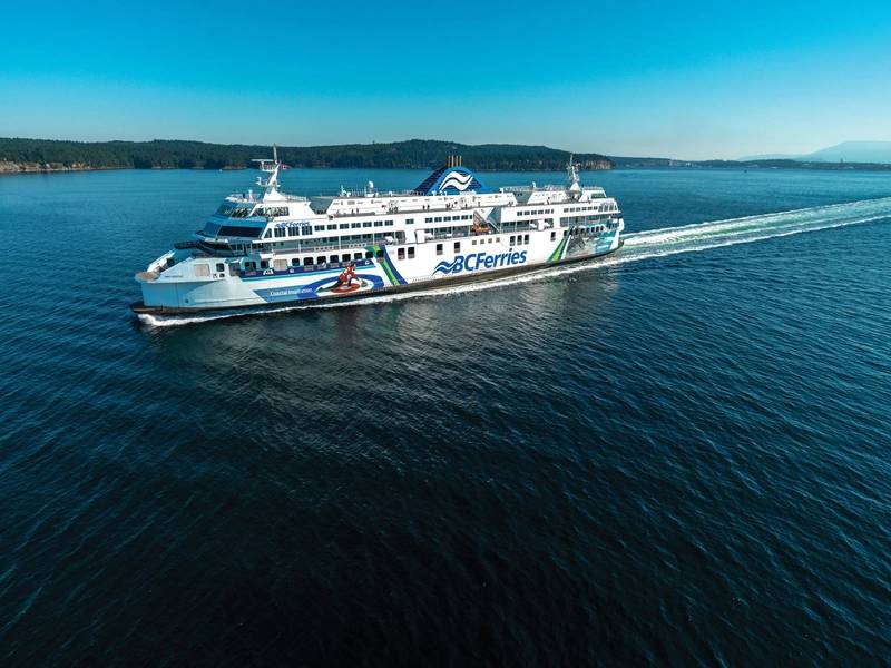 Inspiração Costeira. Foto cedida por BC Ferries