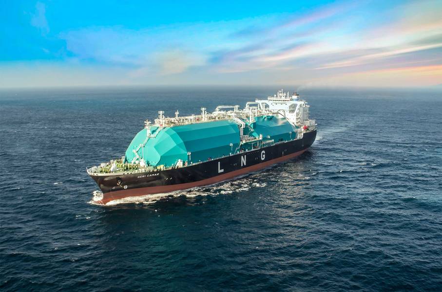 El cuarto transportista de LNG tipo MOSS de MISC, el Seri Camar (Foto: MISC)