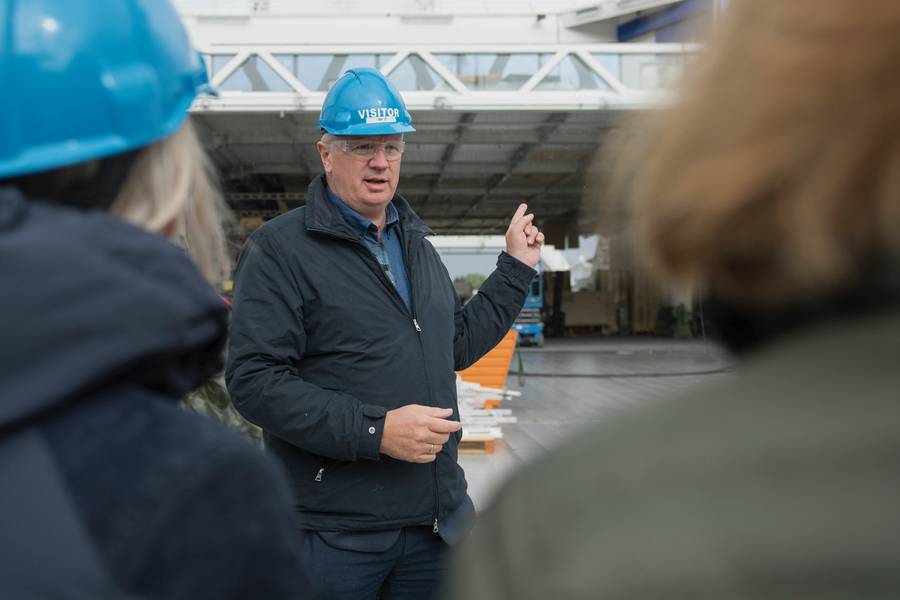 „Wir sehen, dass mehrere Fahrzeugtypen auf derselben Plattform gebaut werden, und sehen, dass die Kosten in dieser Branche einen Vorteil haben. Wir haben keinen Grund zu der Annahme, dass dies auch in der Schifffahrtsbranche nicht der Fall sein sollte “, sagte Fjellstrands Leiter für Forschung und Entwicklung, Edmund Tolo. Foto mit freundlicher Genehmigung von Fjellstrand