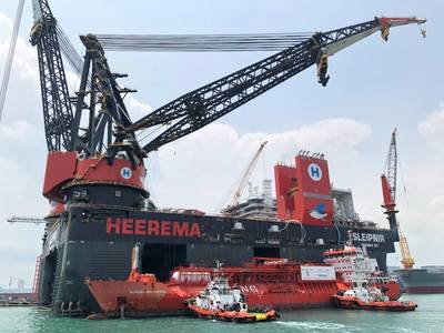 (Φωτογραφία: Εργοδότες θαλάσσιων μεταφορών Heerema)