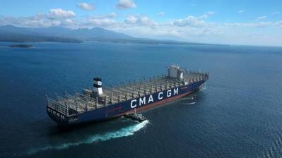 20,600 TEU CMA CGM Antoine De Saint Exupery（照片：CMA CGM）