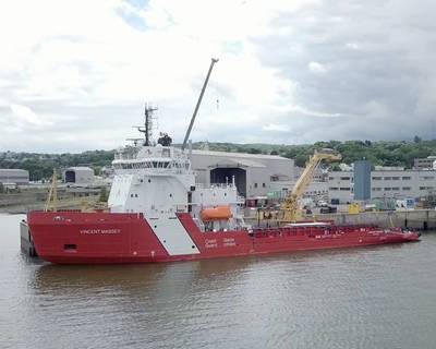 CCGS Vincent Massey (صورة ملف: Chantier Davie (CNW Group/خفر السواحل الكندي))