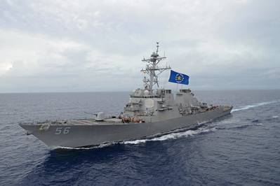 Destructor de misiles guiados clase Arleigh Burke USS John S. McCain (DDG 56) (foto de la Marina de los EE. UU.)