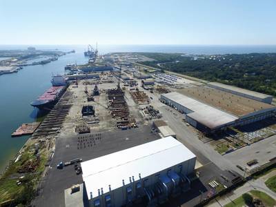 VT Halter in Pascagoula, MS, erhielt einen Auftrag über 746 Millionen US-Dollar für den Bau des führenden Polar Security Cutters der US-Küstenwache. Foto: VT Halter.