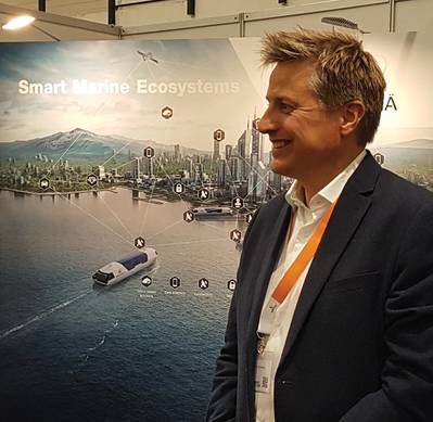 Jörgen Strandberg, capitão, gerente geral da ANC Advanced Technology Electrical & Automation na Wärtsilä SAM Electronics.