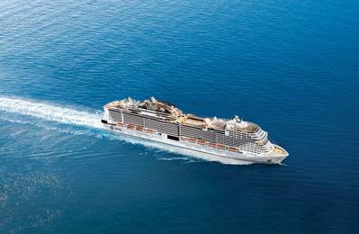 MSC Cruises是业内最大的私营公司，目前正在进行130亿美元的扩张，随着2017年MSC Meraviglia的交付，其船队将在2020年中期之前将其船队带到25艘船上。仍在订购的是四艘Meraviglia级船。照片：MSC