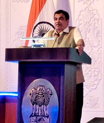 Nitin Gadkari、インド海運大臣。写真：PIB