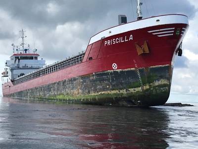 MV Priscilla. Φωτογραφία: Hm Coastguard, THURSO RNLI