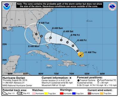 Quelle: NOAA / National Hurricane Center