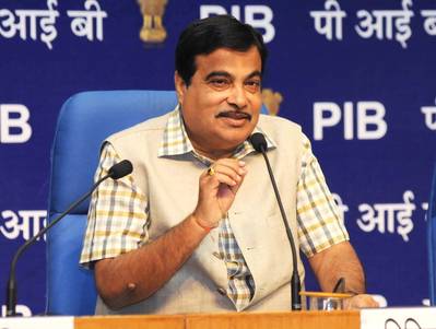 Schifffahrtsminister, Nitin Gadkari. Foto: PIB