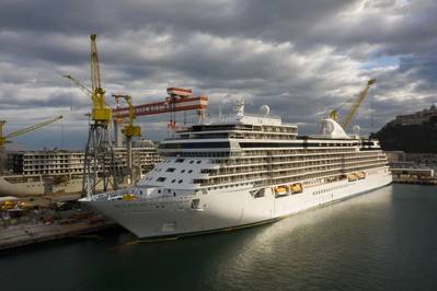 Seven Seas Splendor ist das zweite von Finacntieri für die Regent Seven Seas Cruises gebaute Kreuzfahrtschiff (Foto: Fincantieri)