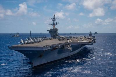 USS Carl Vinson (CVN 70) (Foto de la Armada de los Estados Unidos por Arthurgwain L. Marquez)