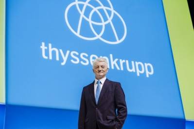O diretor executivo da Thyssenkrupp, Heinrich Hiesinger. © thyssenkrupp AG