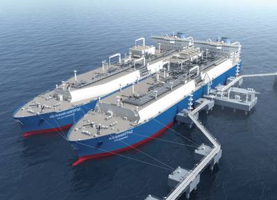 Πηγή: Gazprom στο Καλίνινγκραντ FSRU (MARSHAL VASILEVSKIY) (Flex LNG)