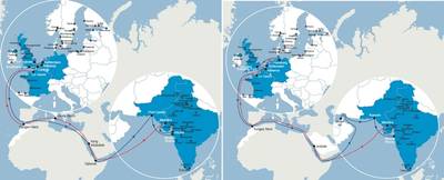 الخريطة: CMA CGM Group.