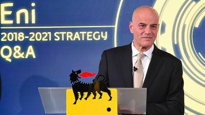 الرئيس التنفيذي لشركة Eni كلاوديو ديسالتزي (الصورة: Eni)