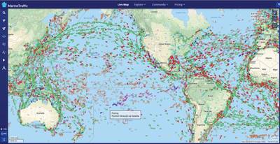 المصدر: MarineTraffic.com