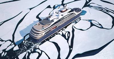 سوف تتميز سفينة كروز الجديدة في Ponant بالأداء البيئي المتقدم مع حلول Wärtsilä LNG. (الصورة: بونانت)