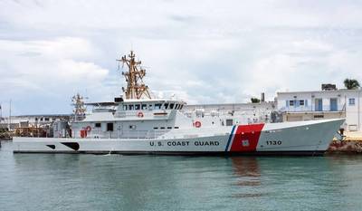 キーウエスト、フロリダ州のUSCGC Robert Ward（写真：Bollinger Shipyards）