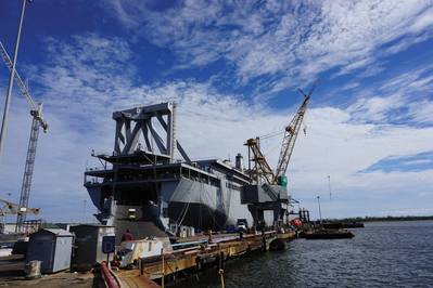 位于南卡罗来纳州查尔斯顿的Detyens Shipyards公司将获得781,315美元的奖金。 （照片：Eric Haun）