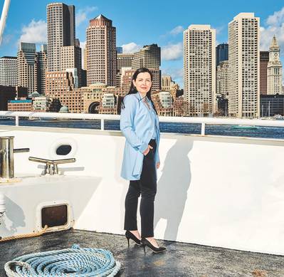 波士顿海港邮轮公司总经理兼第四代业主Alison Nolan（照片：BHC）