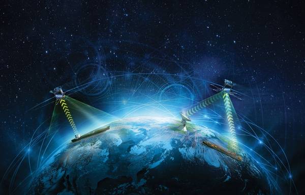 罗尔斯·罗伊斯公司和欧洲航天局（ESA）签署了一项开创性的合作协议，旨在开展空间活动，支持自主，远程控制航运，促进欧洲数字物流的创新。图片：劳斯莱斯海事公司提供。