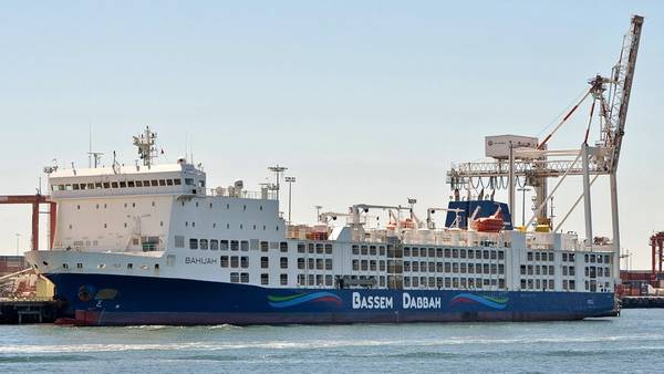 DATEIFOTO: Der Viehtransporter Bahijah legte 2018 am North Quay im Innenhafen des Hafens von Fremantle, Westaustralien, an. (Quelle: Bahnfrend / CC BY-SA)