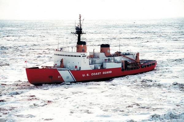 Ein Dateibild des einzigen schweren Eisbrechers der Küstenwache, des Polarsterns. Image CREDIT: USCG
