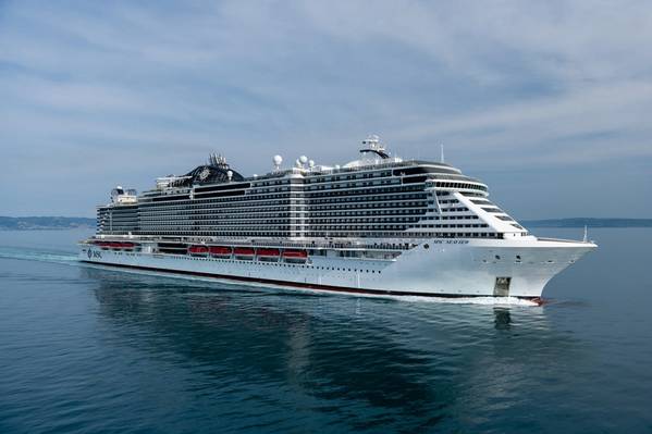 MSC Seaview هي أحدث سفينة سياحية تبنيها شركة Fincantieri لرحلات MSC Cruises (تصوير: Fincantieri)