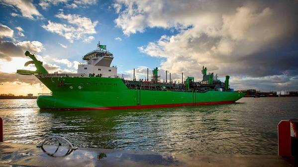 Rio Scheldt foi entregue ao DEME em 2017 (Foto: Royal IHC)