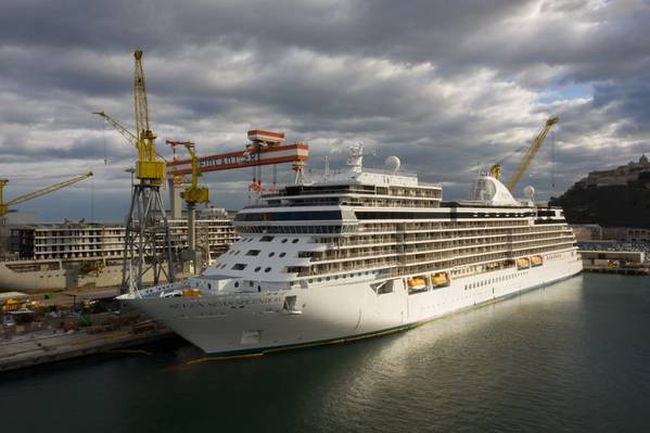 Seven Seas Splendor es el segundo crucero construido por Finacntieri para Regent Seven Seas Cruises (Foto: Fincantieri)