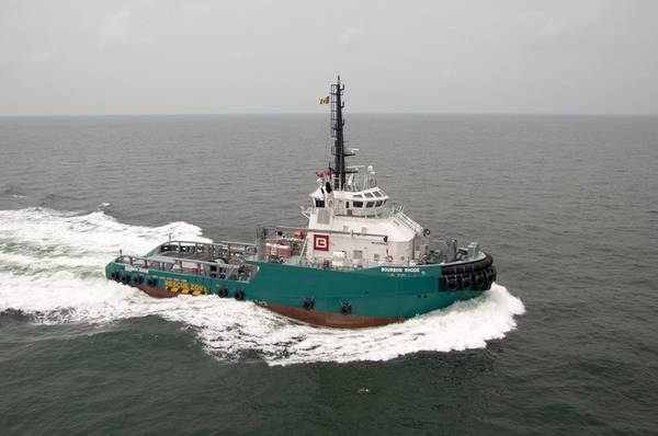 El buque de suministro de remolcadores en alta mar Bourbon Rhose se hundió el jueves en el Océano Atlántico, a unas 60 millas náuticas del ojo del huracán Lorenzo de categoría 4. (Foto de archivo: Bourbon)