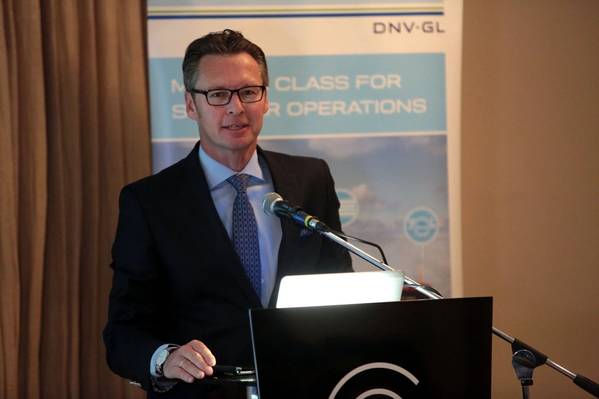 كنوت Ørbeck - Nilssen ، الرئيس التنفيذي لشركة DNV GL - البحرية (تصوير: DNV GL)