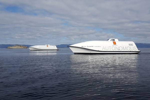 康斯伯格的海洋空间无人机1和2将成为H2H项目的测试平台（Image：KONGSBERG）