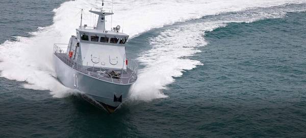 Ein in Luerssen gebautes Patrouillenboot (CREDIT: Luerssen)