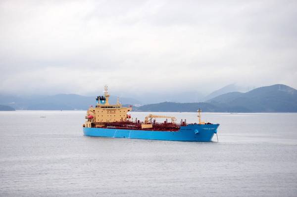 File Image: Um típico boxe da Maersk em andamento (CREDIT: Maersk)