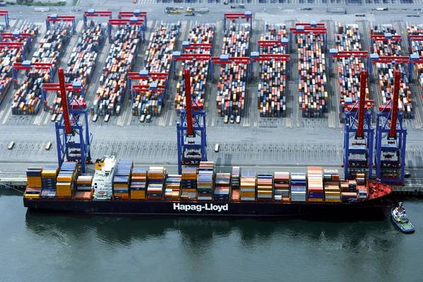 Foto do arquivo do Yantian Express (Foto: Hapag Lloyd)