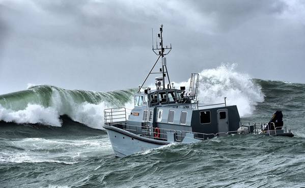 O novo navio de pesquisa hidrográfica da Marinha Real Britânica HMS Magpie (Foto: Royal Navy)