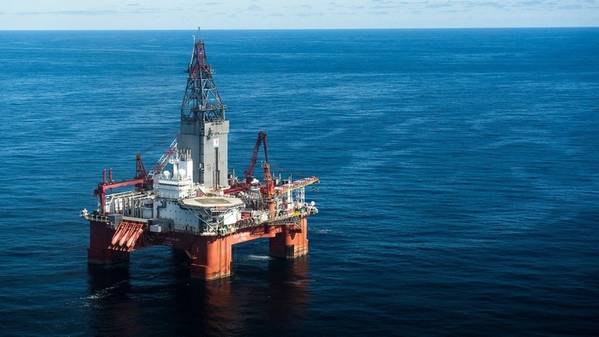 La plataforma de perforación del oeste de Hércules en el mar de Barents. (Fotos: Ole Jørgen Bratland)