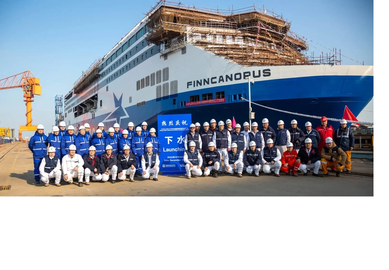 Finnlines Second New Superstar Ropax Vessel Launched