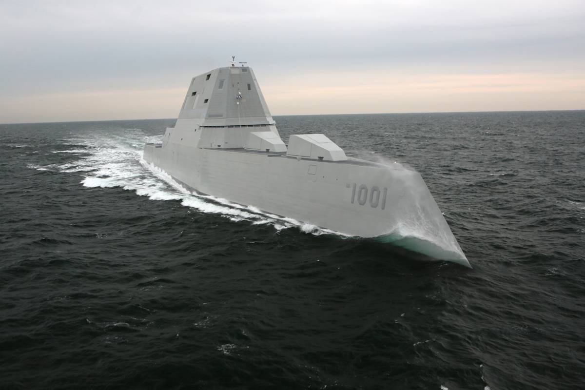 米海軍の最新駆逐艦が合意審判を完了