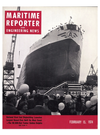 Logo of February 15, 1974 - Maritime Reporter and Engineering News