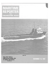 Logo of November 15, 1981 - Maritime Reporter and Engineering News