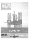 Logo of September 15, 1984 - Maritime Reporter and Engineering News